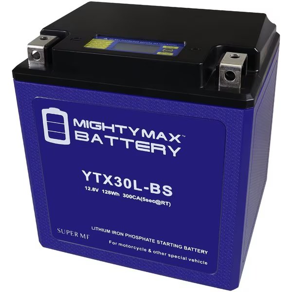YTX30L-BS Lithium Replacement Battery compatible with ACE 900 SP 16, Mighty Max Battery, Mfr#: MAX4006358
